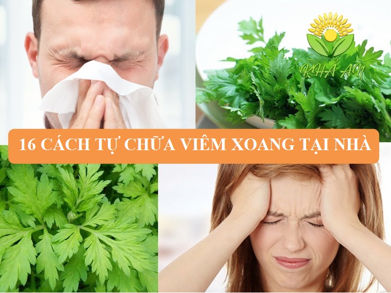 16 cách tự chữa viêm xoang tại nhà